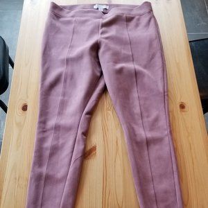 Stevie Mauve Suede Leggings
